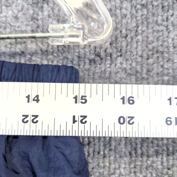 Reebok Men's Windbreaker Jogger Track Pants Blue Large Drawstring Waist Vintage - Picture 11 of 12